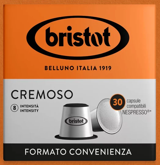 קפסולות בריסטוט Bristot Cremoso