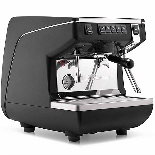 מכונת אספרסו מקצועית לבתי עסק Nuova Simonelli Appia Life ראש אחד- שחור