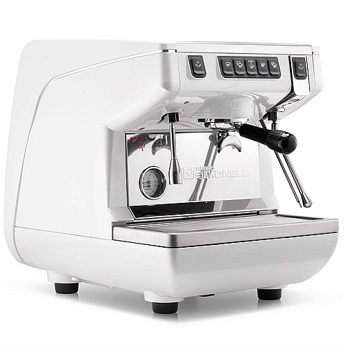 מכונת אספרסו מקצועית לבתי עסק Nuova Simonelli Appia Life ראש אחד- לבן