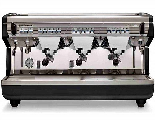 מכונת אספרסו מקצועית לבתי עסק Nuova Simonelli Appia Life (3 ראשים)- שחור