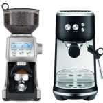 Breville Coffee Lovers – מכונת קפה Bambino 450BES, מטחנה Smart Grinder Pro ו-2 ק"ג קפה מתנה!