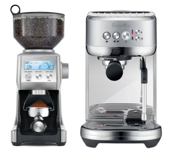 חבילת Breville Premium – מכונת קפה Bambino Plus BES500 , מטחנה Smart Grinder Pro ו-2 ק"ג קפה מתנה!